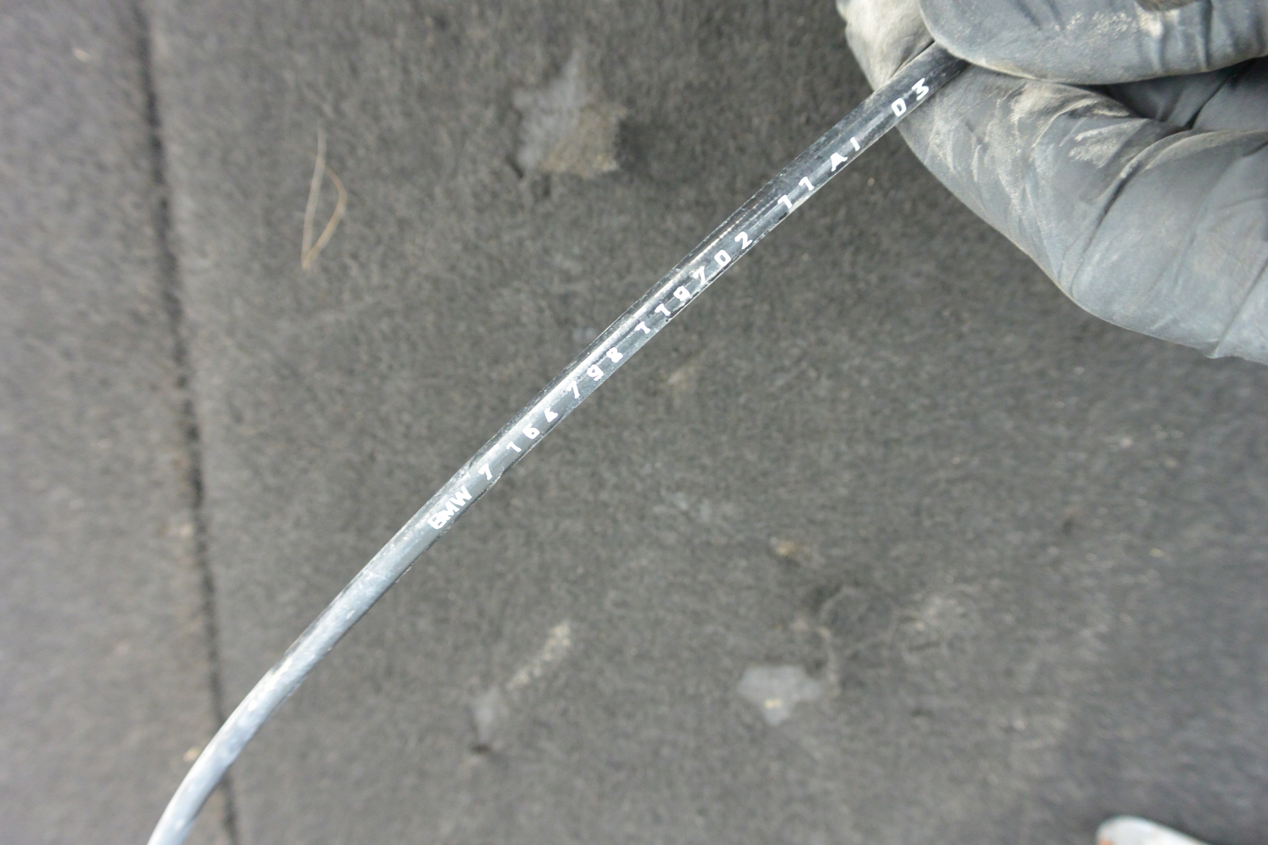 RYGIEL bonnets lock rope BMW X5 E70 KOMPLET