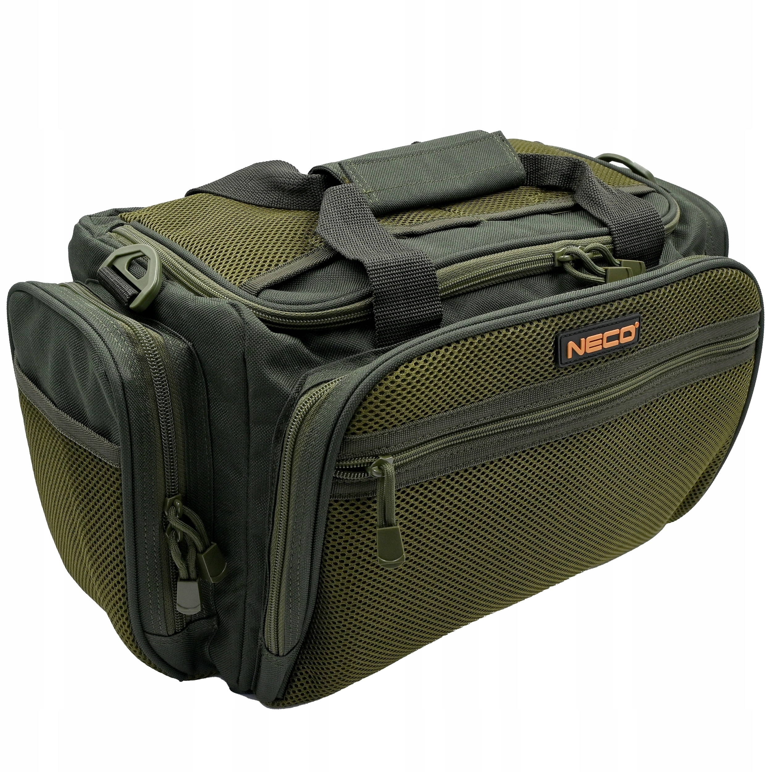 duża Torba Wędkarska neco Uniwersalna Karpiowa Wytrzymała 44x25x25cm 27L
