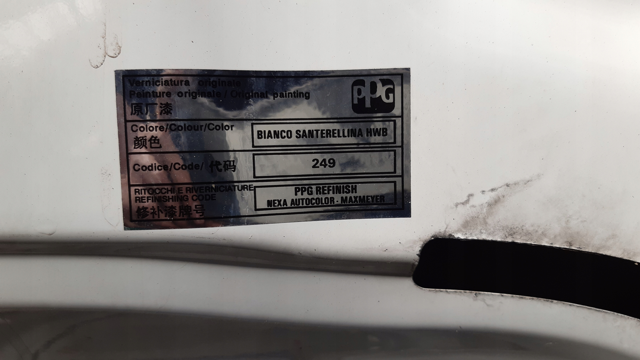 cofano 249 Fiat Grande Punto
