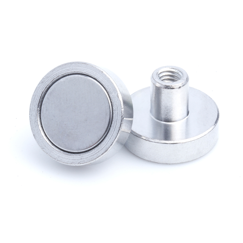 Neodymový magnetický držák 16x11,5 M4 s závitovým pouzdrem, 25 kusů