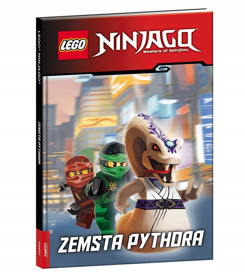 LEGO NINJAGO KSIĄŻKA OPOWIADANIE ZEMSTA PYTHORA