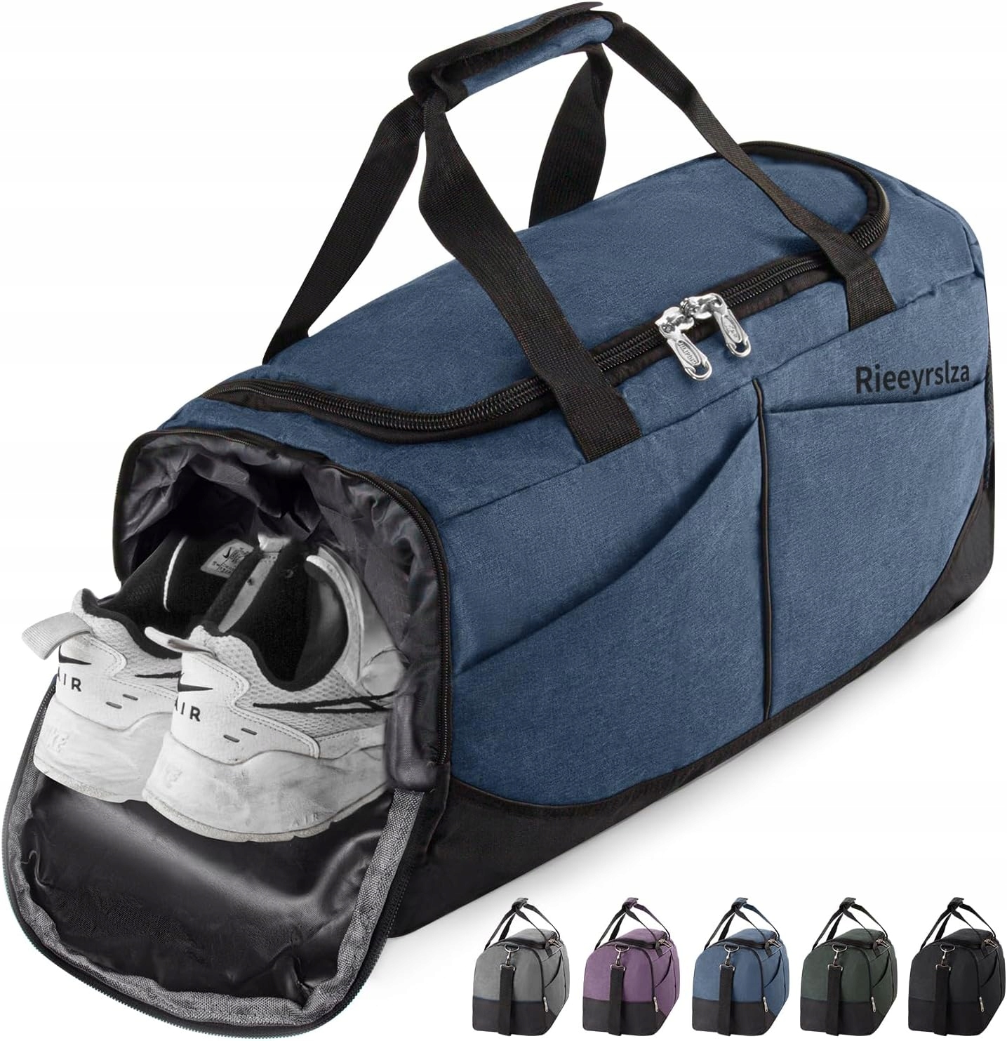 Cestovní Sportovní Taška 40 L S Kapsou Na Boty Přes Rameno, Modrá, Unisex