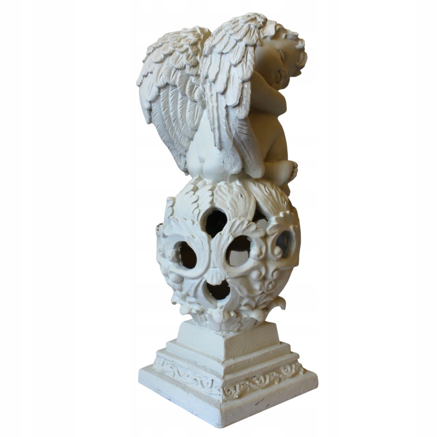 BABCIA BABCI ZNICZ SOLARNY FIGURKA ANIOŁ NA GRÓB Typ LED