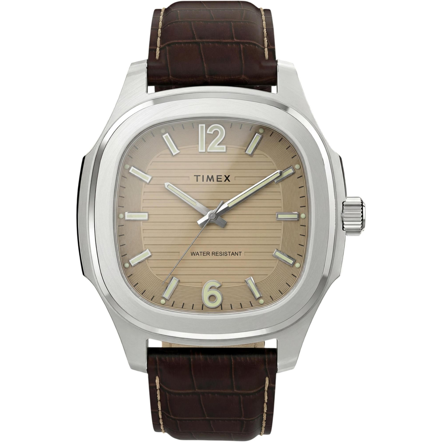 Pánské Hodinky Timex TW2Y91600, hnědý řemínek