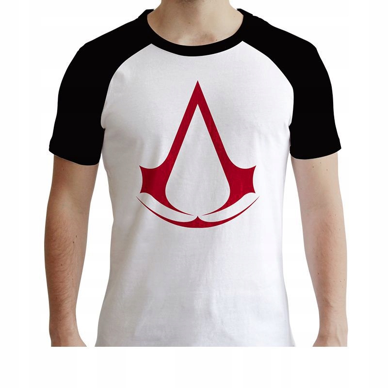 Assassin's Creed T-shirt Crest Man Ss White+black