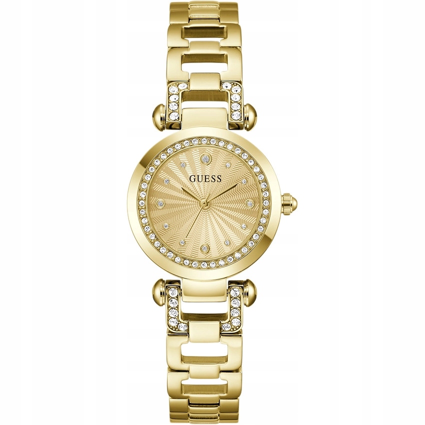 Dámské hodinky Guess GW0869L4 Zirkony zlaté