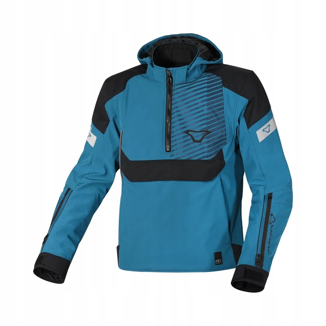 Macna Bunda S Kapucňou Traffiq Motorcycle Jacket Blue/black, Farba Modrá