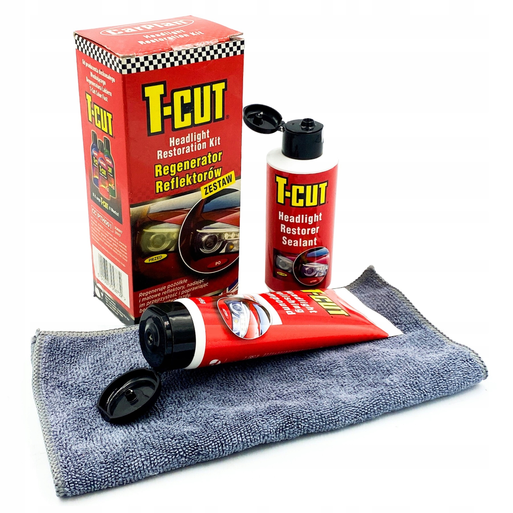 Pasta czyszczenia reflektorów samochodowych T-cut