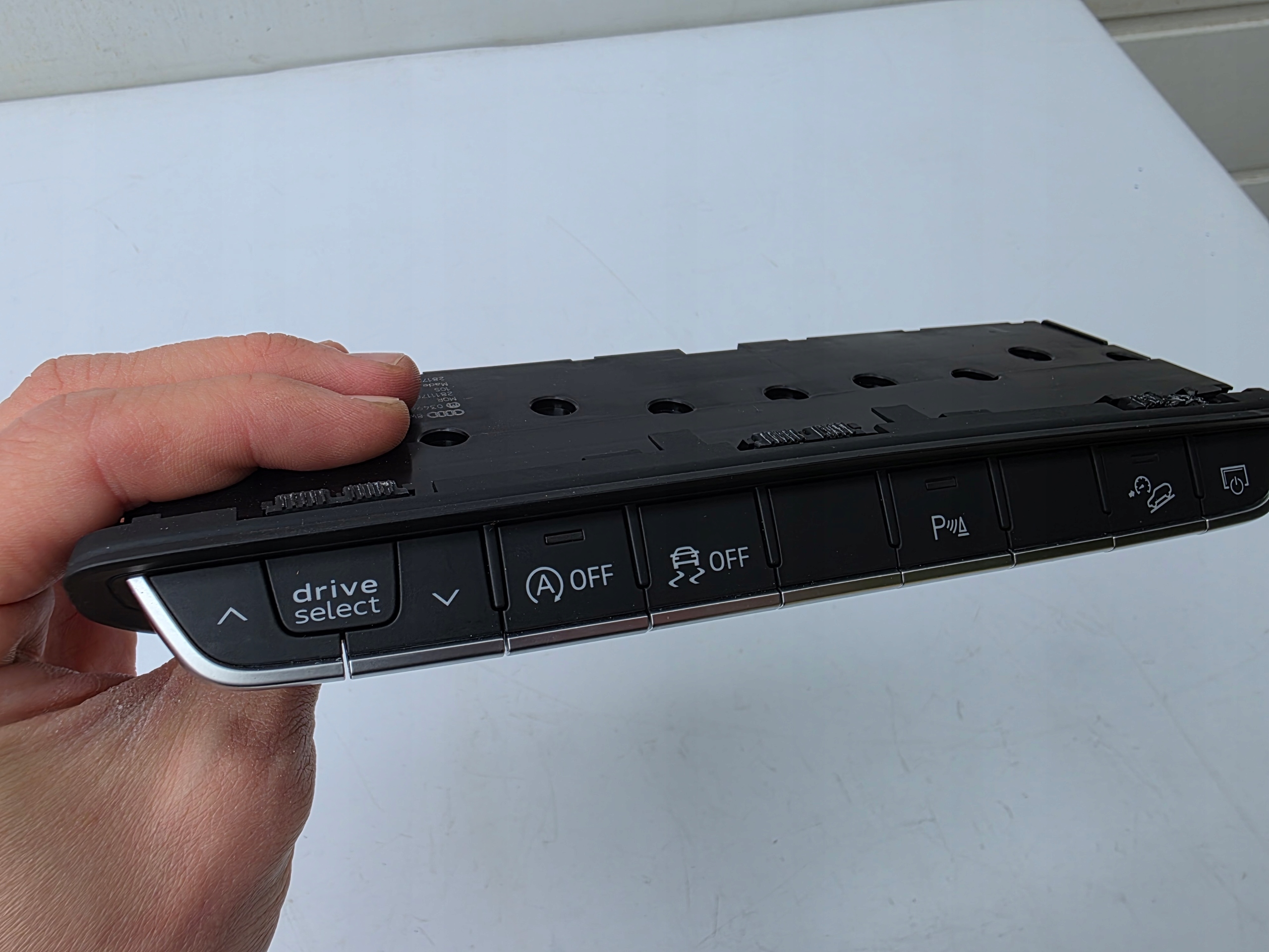 button ESP DRIVE SELECT START STOP MMI ON OFF AUDI Q5 80A FY II