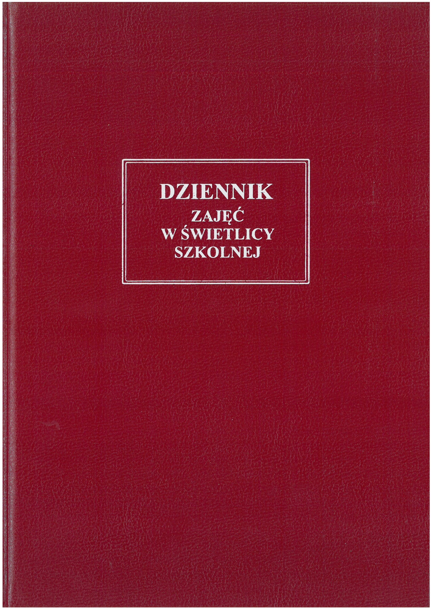 

Dziennik Zajęć W Świetlicy Szkolnej 11GDZ MEN-I/37