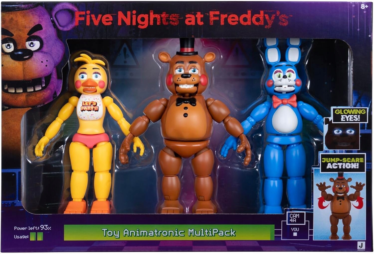 Five Nights at Freddy's Sada figurek 12.5 cm Freddy, Bonnie & Chica Fnaf