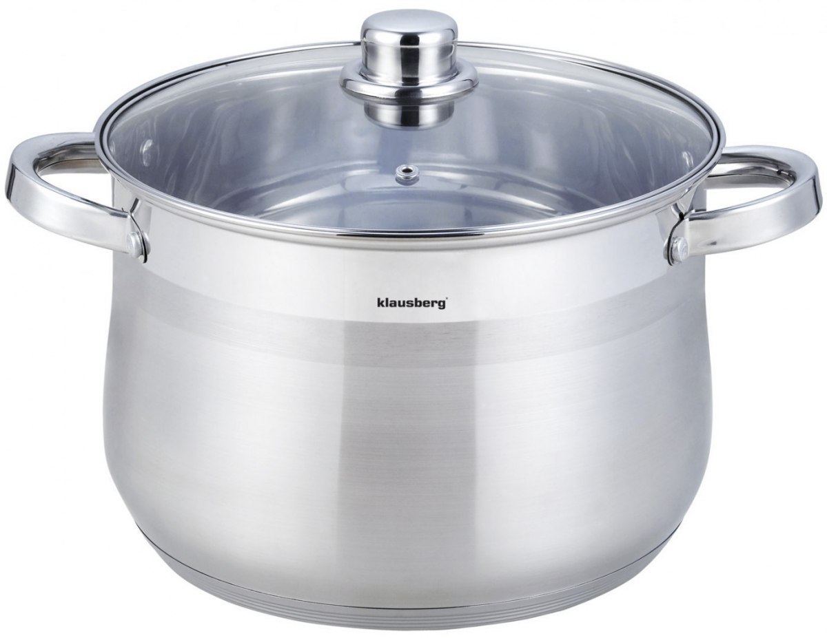 

Garnek Stalowy Wysoki Kociołek 34cm 22,4L
