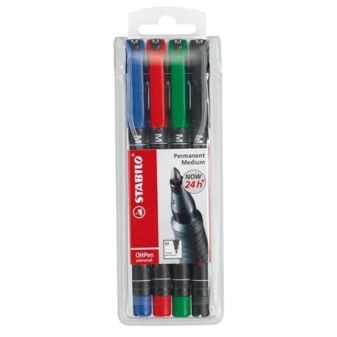 FOLIOPIS STABILO OHPEN M-1,0MM ETUI KPL 4 SZT