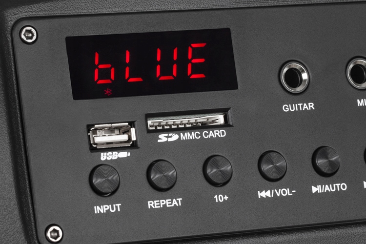 KOLUMNA WALIZKA BT KRUGER KM1710 RADIO USB KARAOKE Szerokość produktu 39 cm