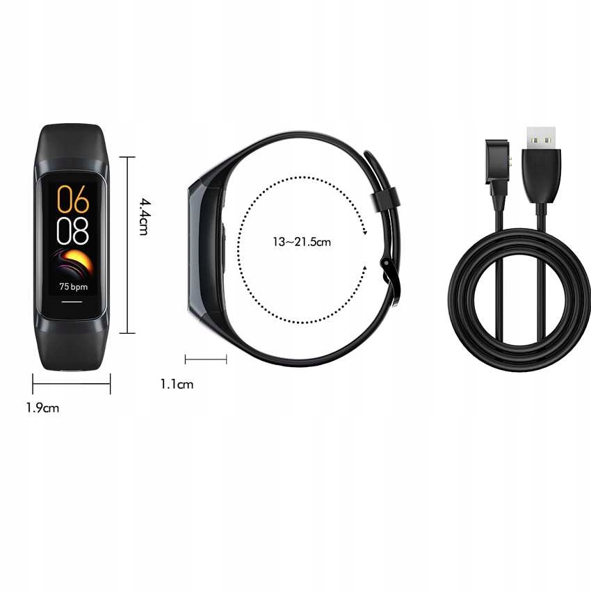 KROKOMIERZ SMARTWATCH OPASKA TLEN KCAL KROK AMOLED EAN (GTIN) 5905555610047