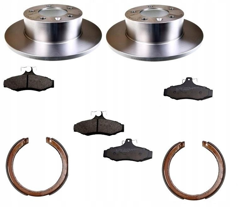 Kotouče Čelisti Daewoo Leganza Zadní Sada 258 MM