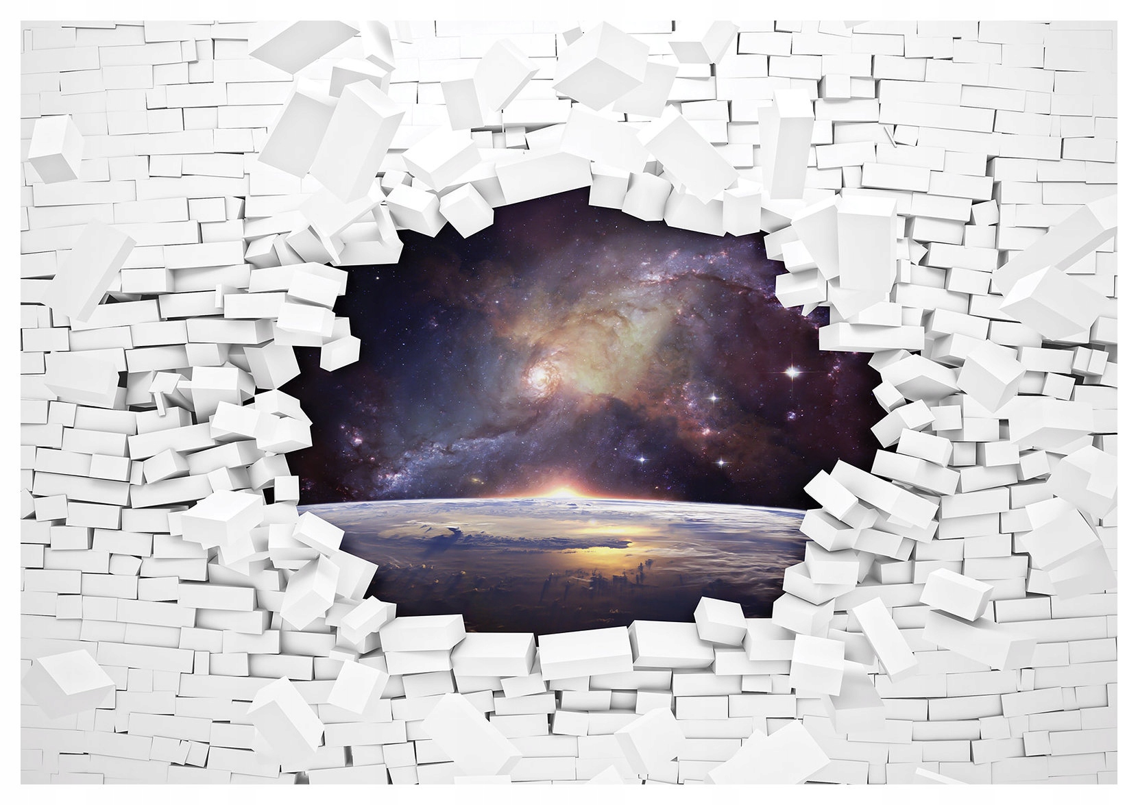 Fototapeta Vesmír Hvězdy Planety Vesmír Perspektiva 208x146 lepidlo