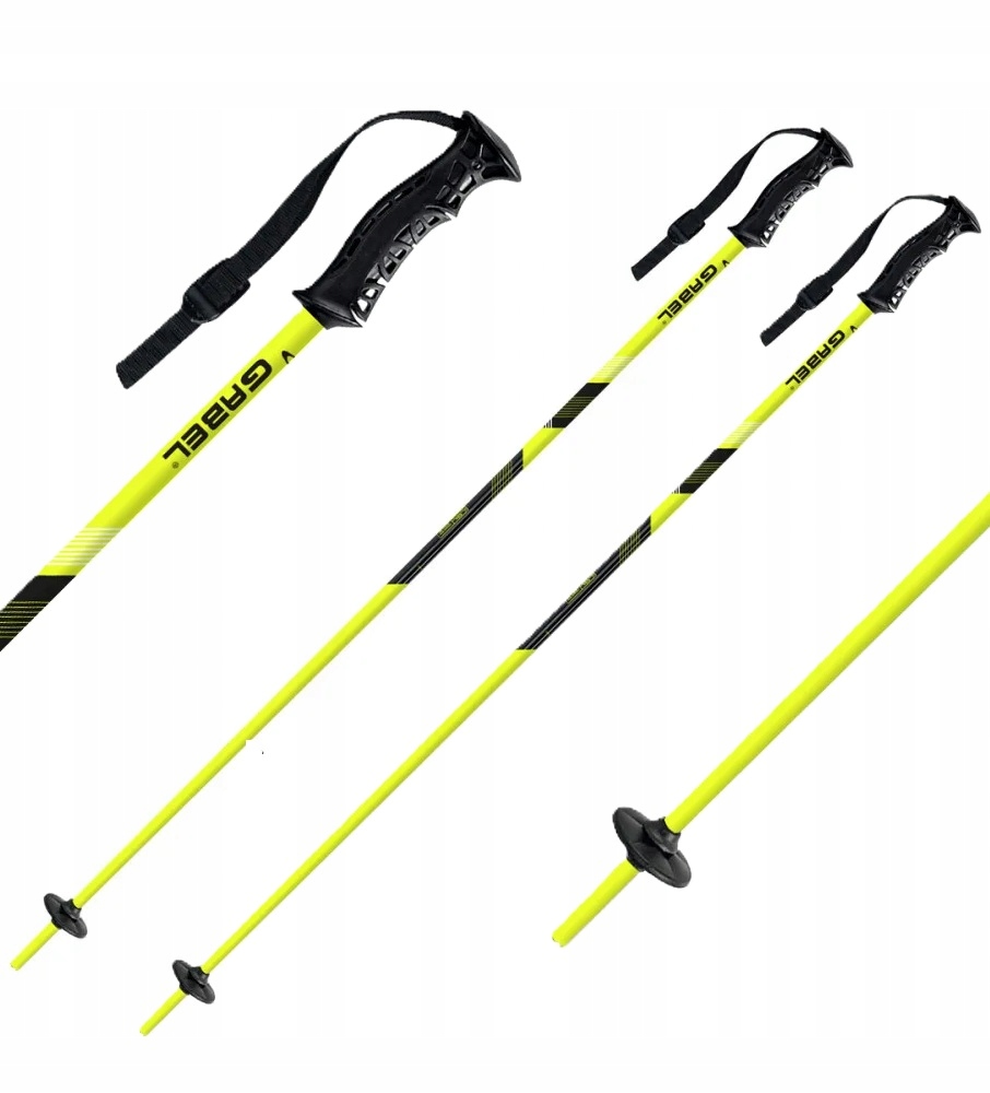 Kijki kije narciarskie dziecięce Gabel Cvj yellow 105cm