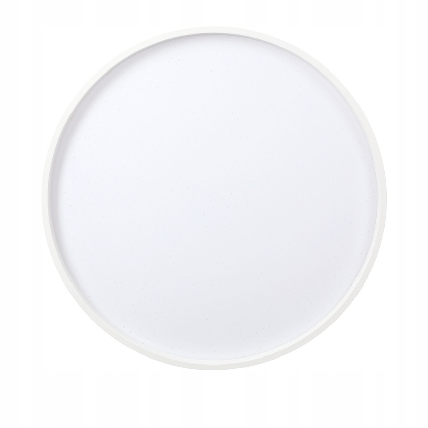 Candellux Texas lampa sufitowa plafon okrągły biały 15w led 29 cm