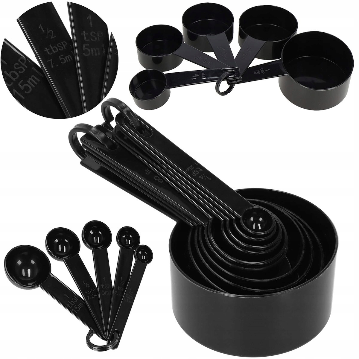 

Miarki Kuchenne Zestaw XXL Łyżki Do Odmierzania