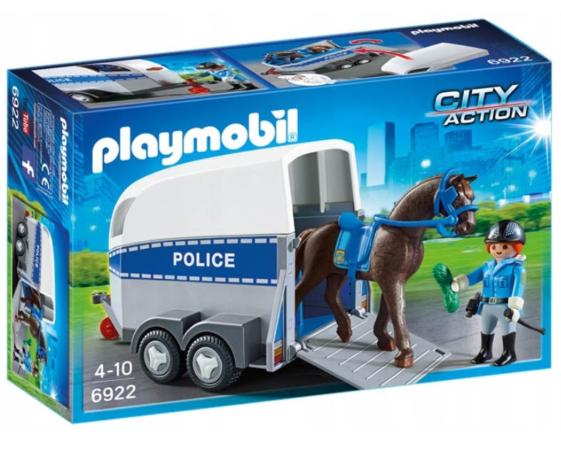 

Playmobil 6922 Policja konna jednostka z przyczepą
