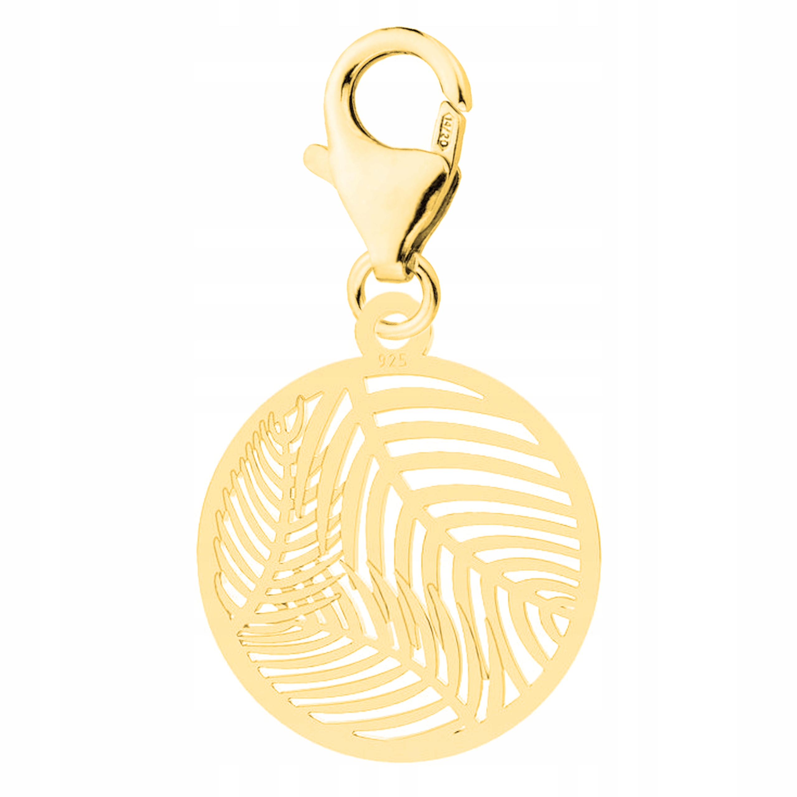 Zlatý přívěsek Palmové Listy Leaf stříbro