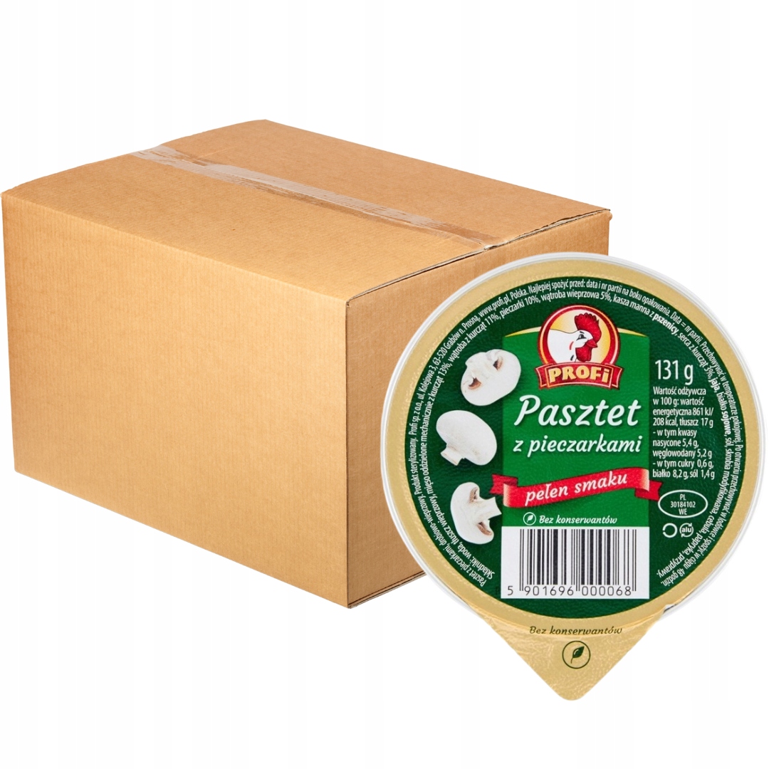 Levně Profi houbová paštika 131 g x 24 kusů