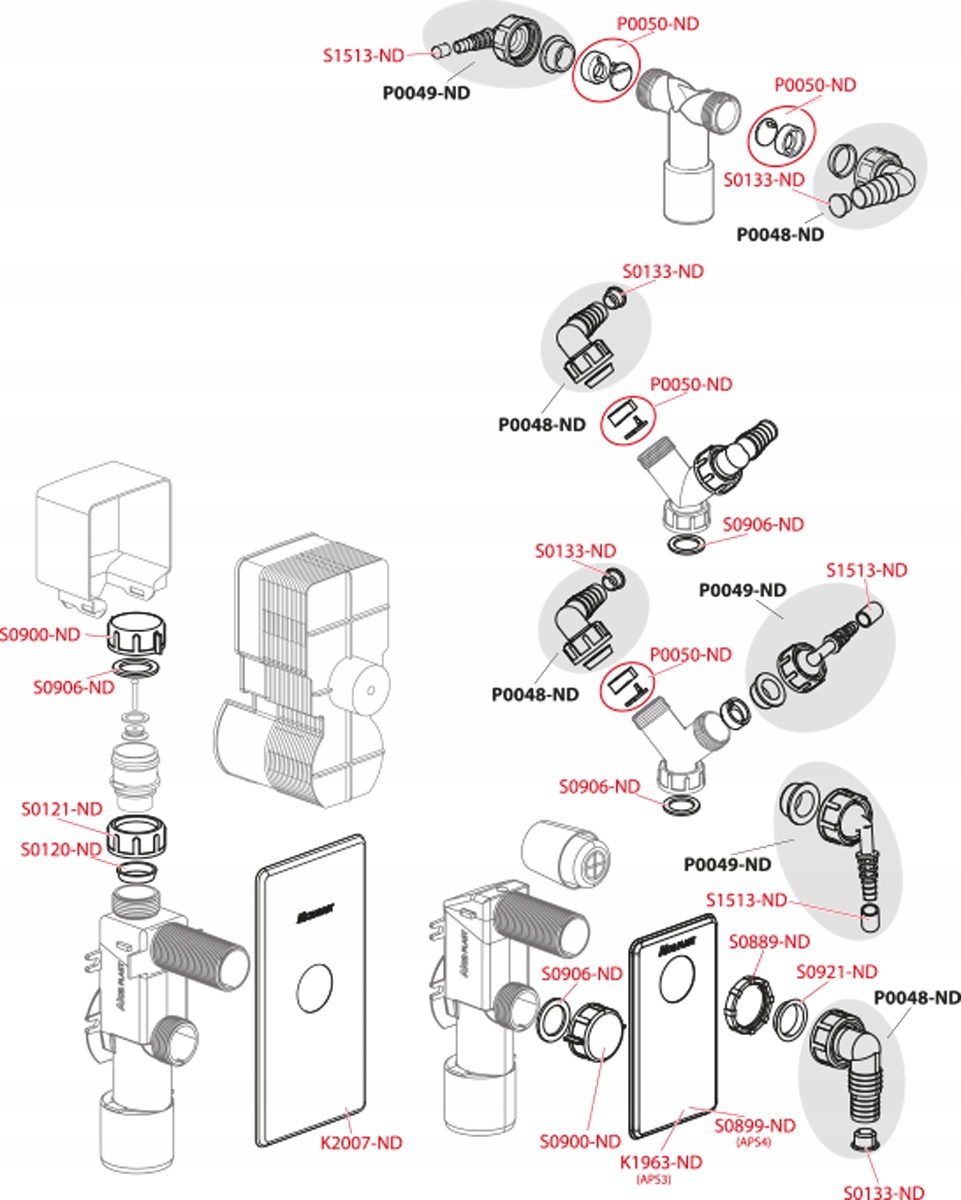 Syfon do pralki i suszarki z zaworem zwrotnym EAN (GTIN) 8595580562519