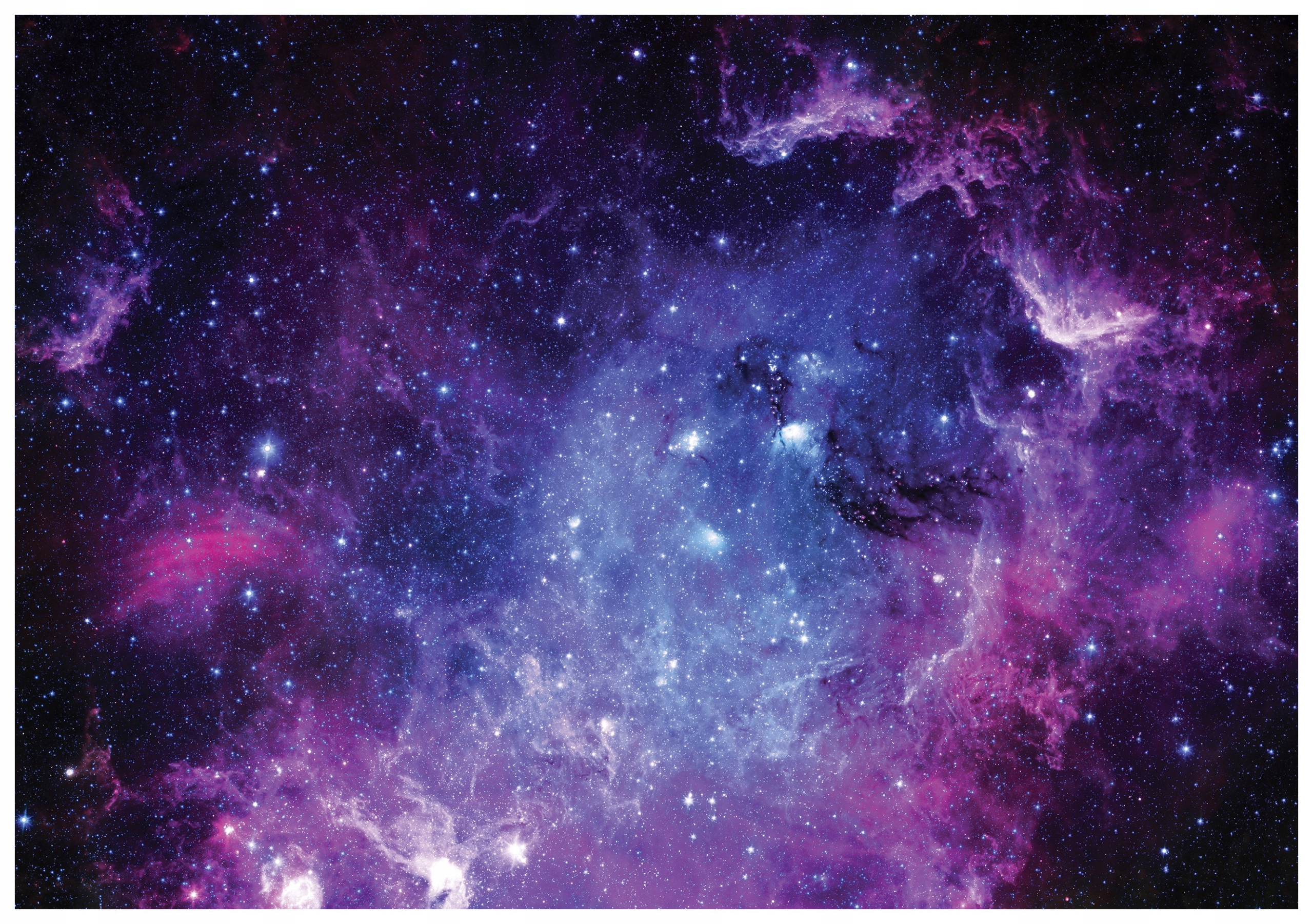Fototapeta Vesmírná galaxie vinylová fialová-růžová hloubka 208x146 lepidlo