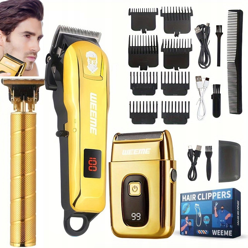 Profesionální Bezdrátový Stříhací Strojek Usb Sada