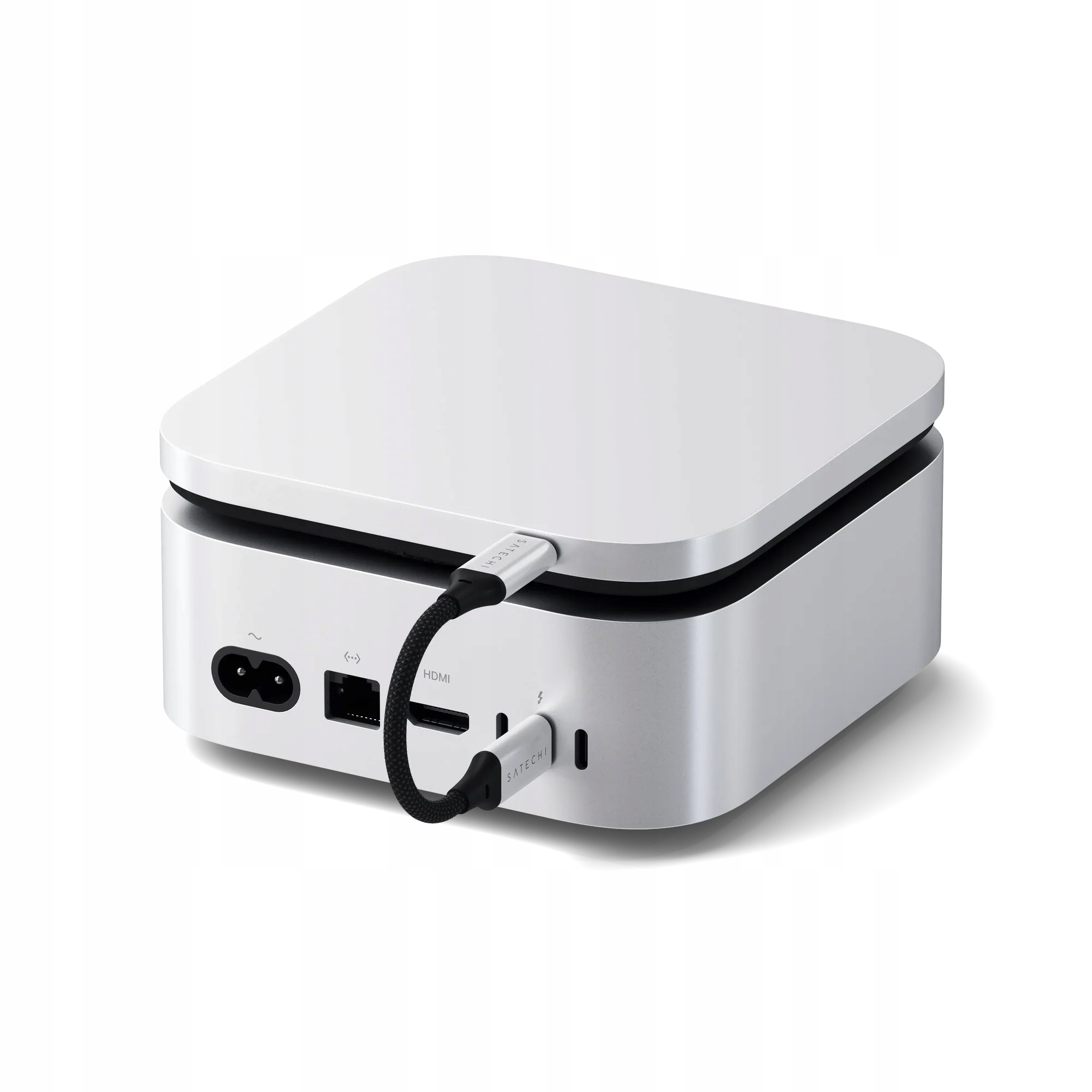 Satechi USB4 Slim NVMe externí pouzdro pro Ssd disk Mac Mini Thunderbolt