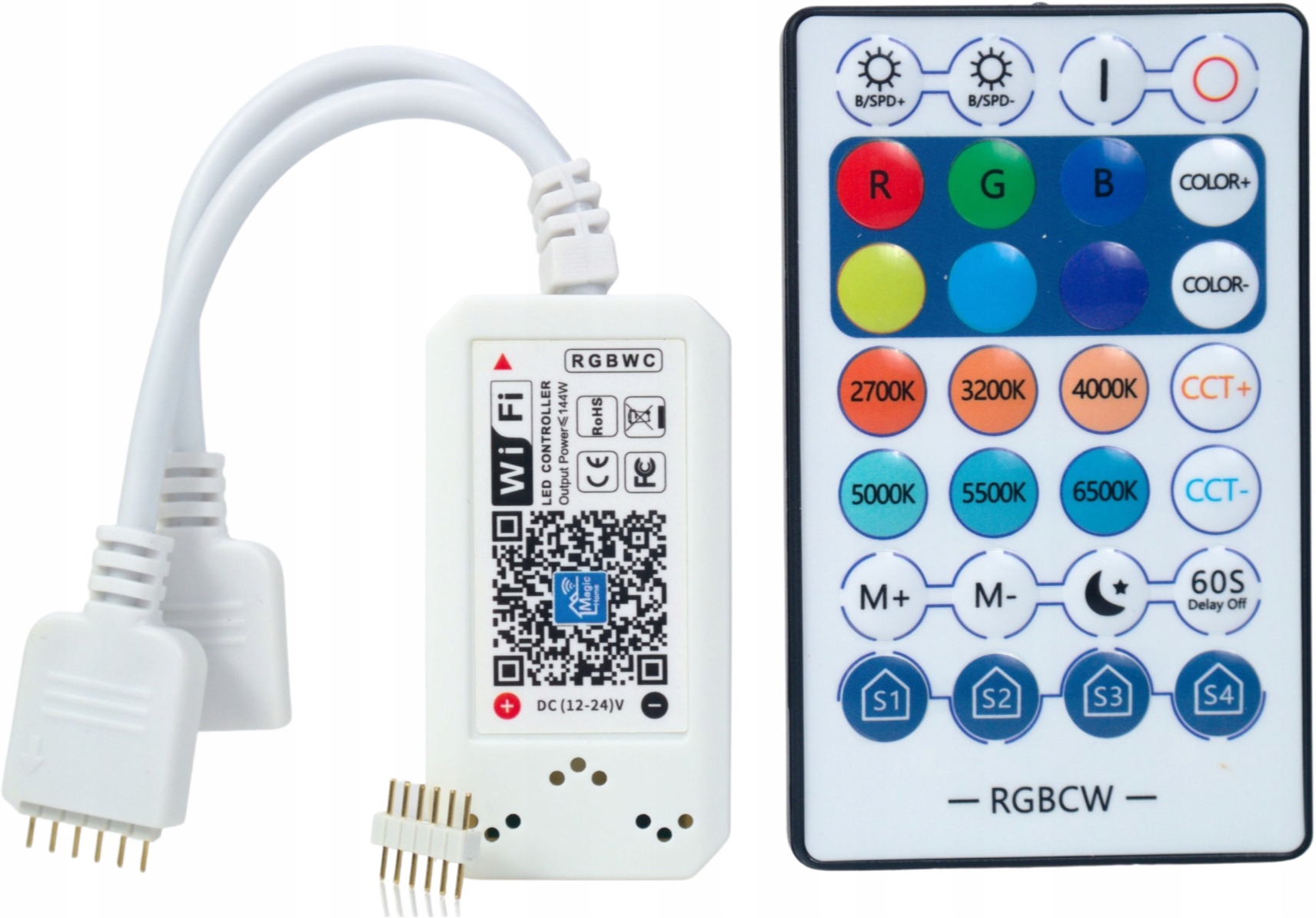 

Sterownik Rf WiFi do Led Rgb Cct muzyczny strefowy