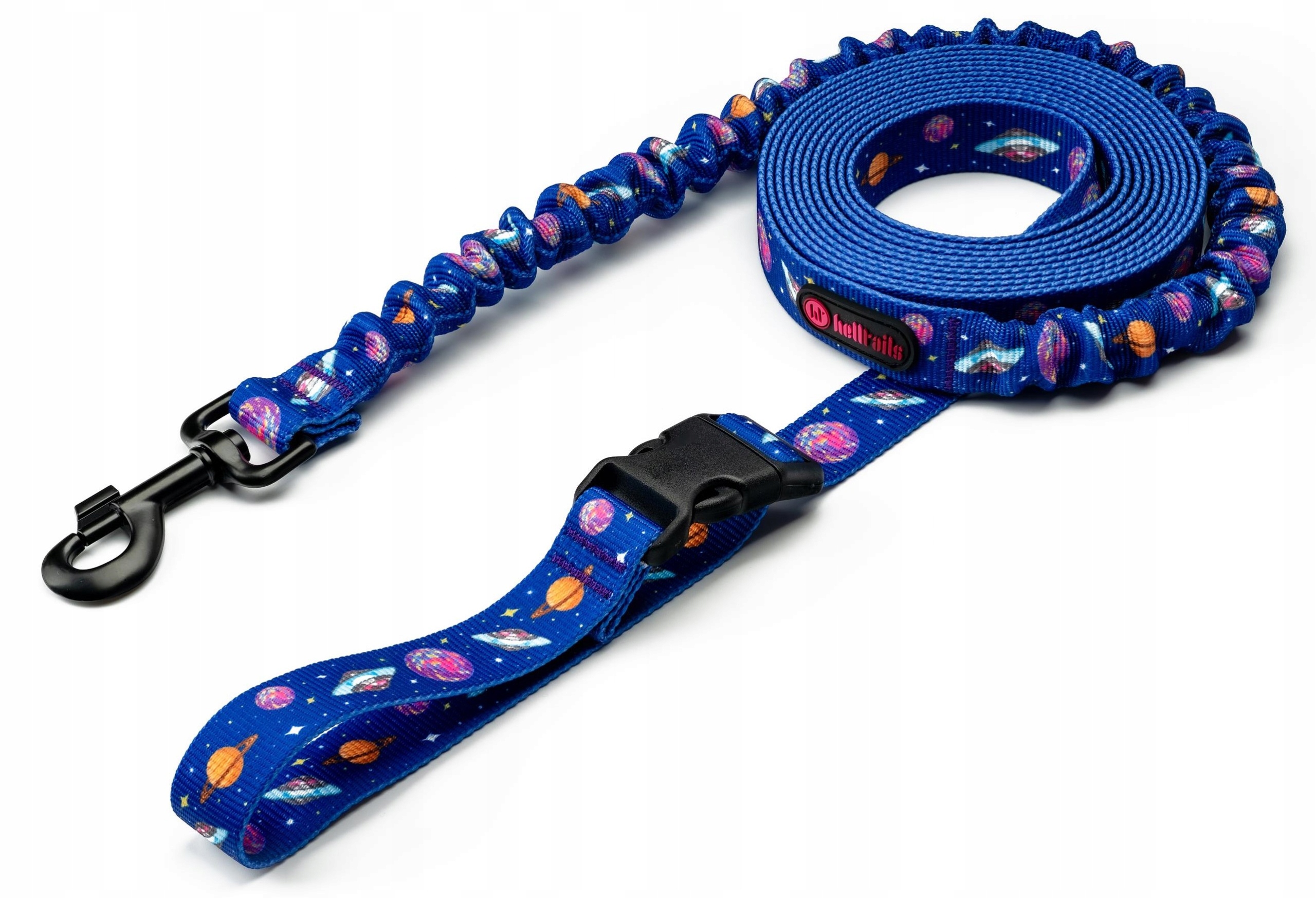 Levně Vodítko pro psa s amortizérem a bederním pásem 2.4 4M No Absorb Cosmic Bloom