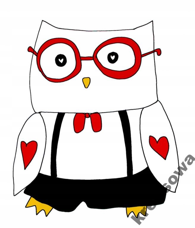 

L Damska Koszulka Duża Sowa Wzory Rozmiary s2b