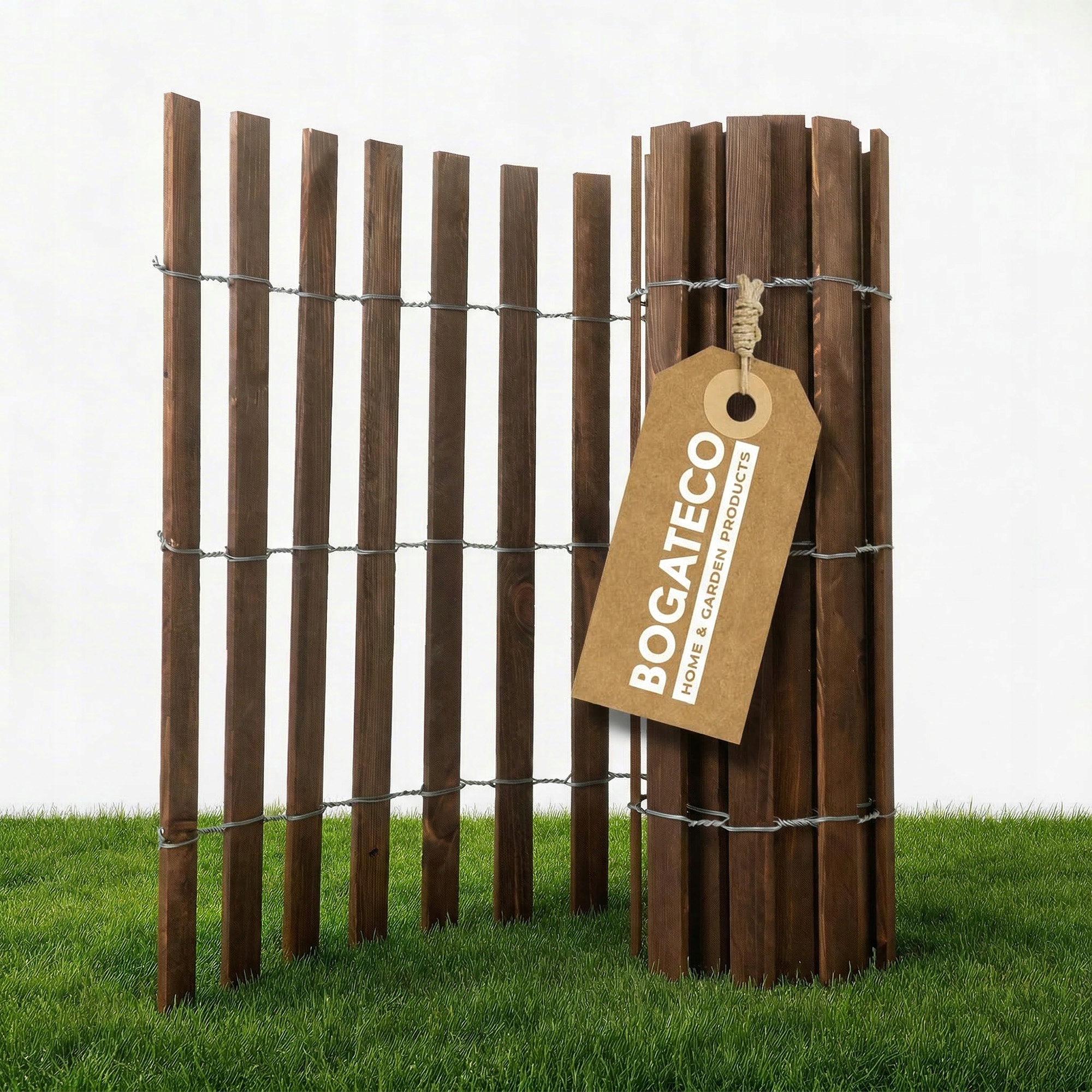 Dřevěný Lamelový Plot 3 Metry, Výška Plotu 80 CM