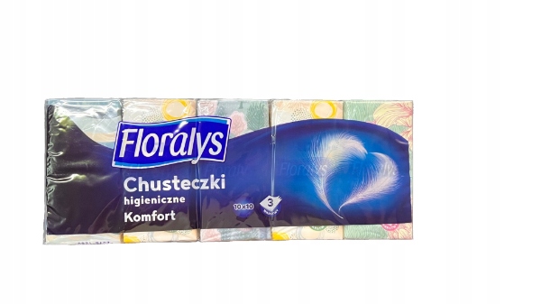 

Floralys Chusteczki Higieniczne 10SZT Bezzap