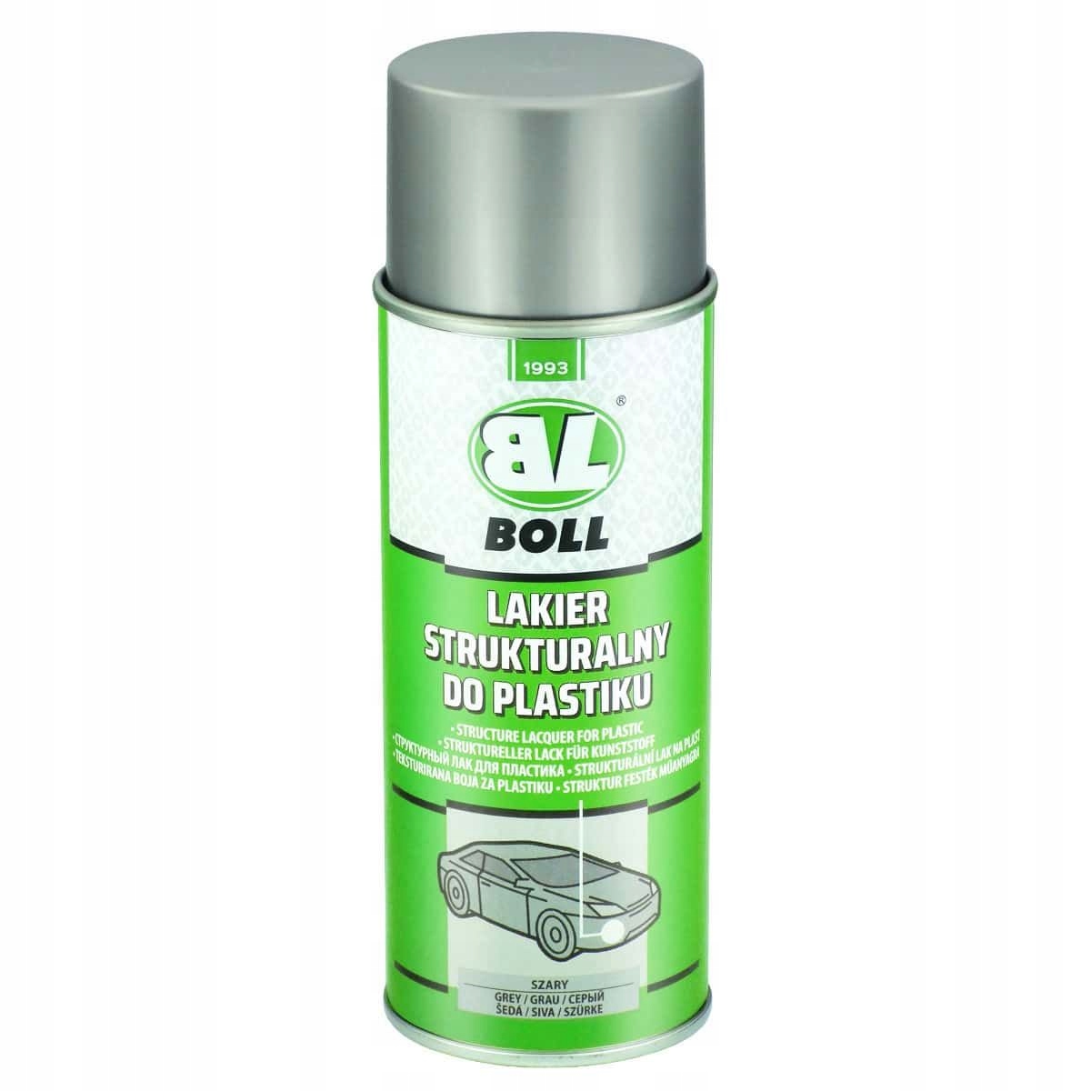 

Lakier strukturalny do plastiku spray szary Boll 4