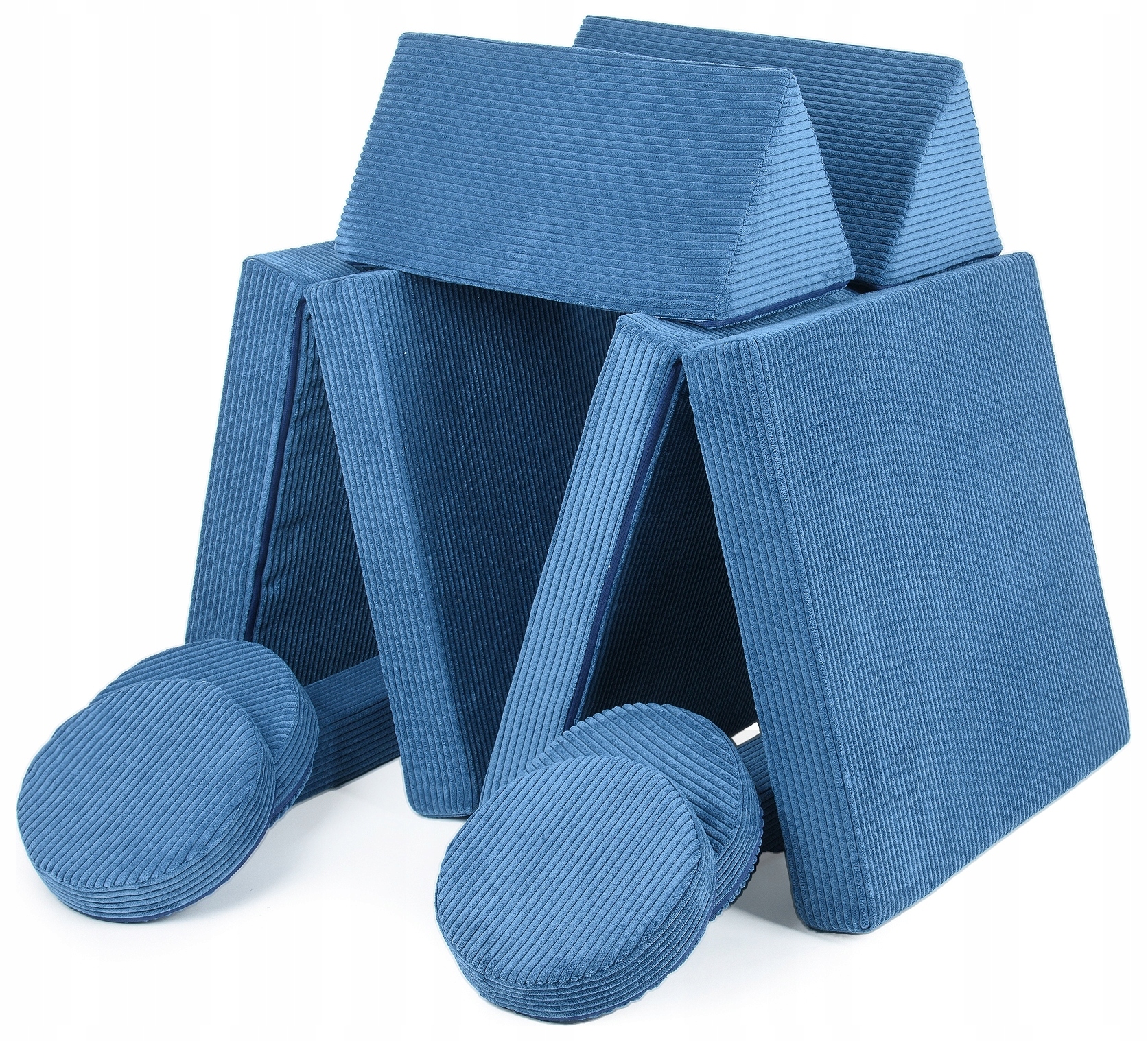 VELINDA POLSKA daugiafunkcinė modulinė sofa vaikams iš putplasčio blokelių, originalioje pakuotėje