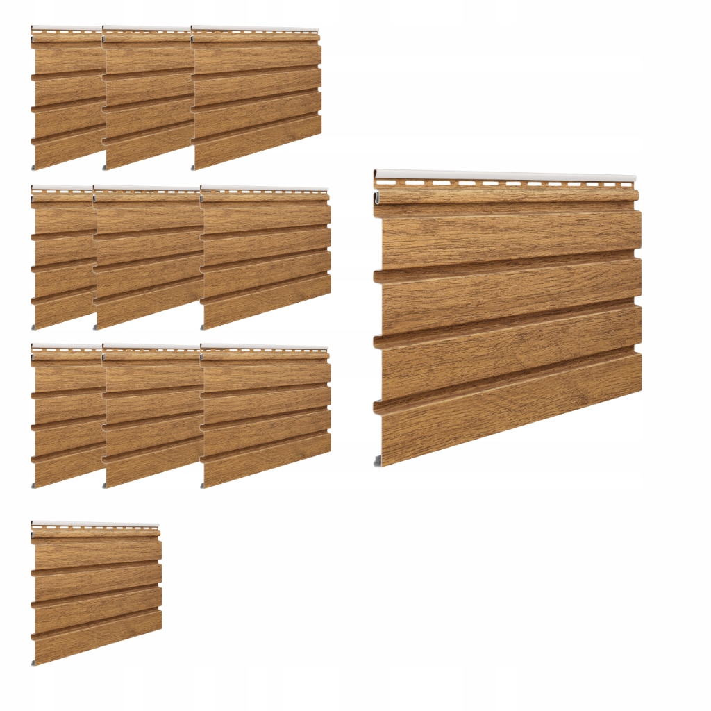 Vnější fasádní lamely 295 x 28,3 cm Lamel Vilo Fronto 10 ks