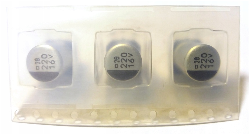 

Kondensator 220uF 16V Smd x10