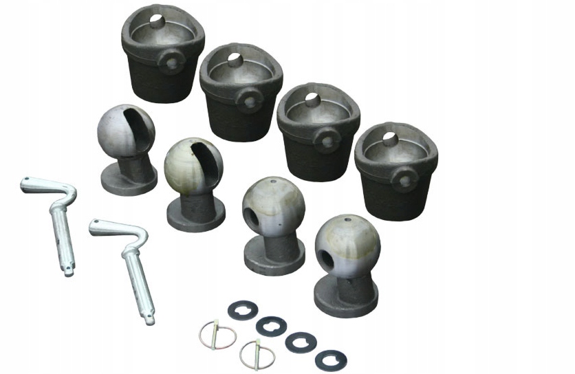 

Kule do wywrotu kiper kpl fi 60 do 3,5T- Kpl 4szt