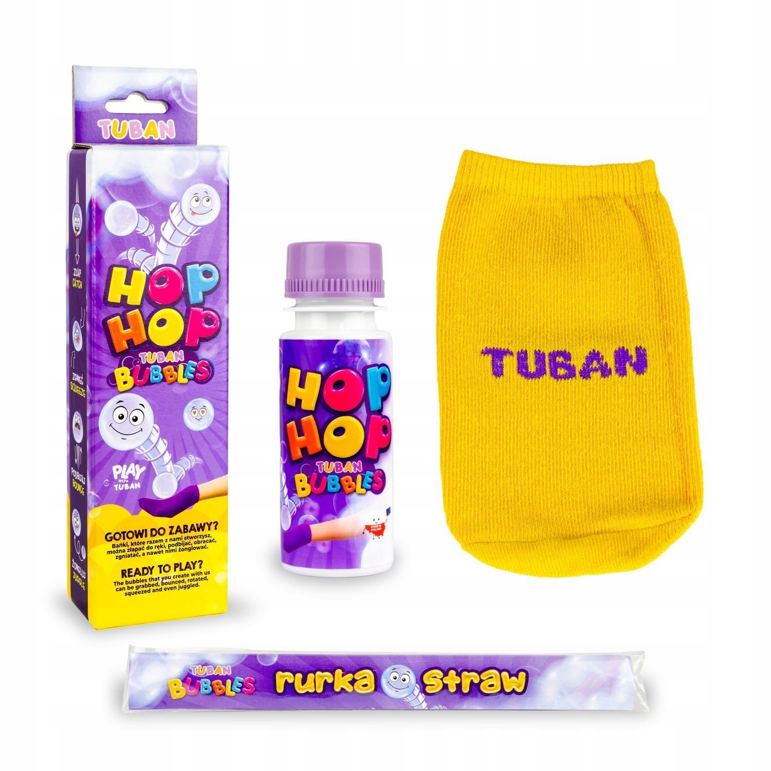 

Zestaw Hop Hop Baniek Mydlanych Z Rękawicą Tuban