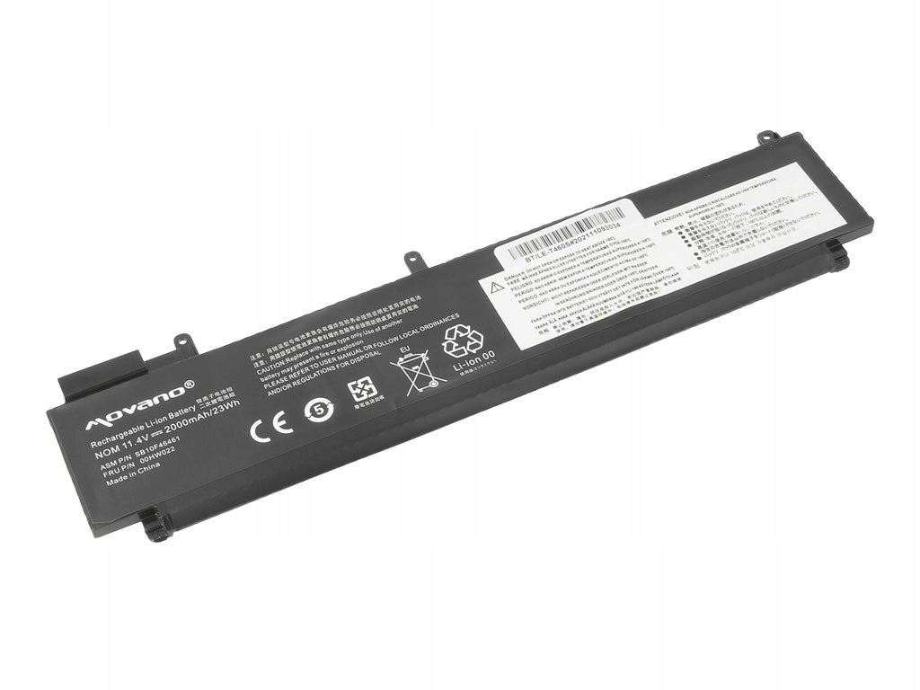 

Bateria Movano Lenovo ThinkPad T460s T470s tylna