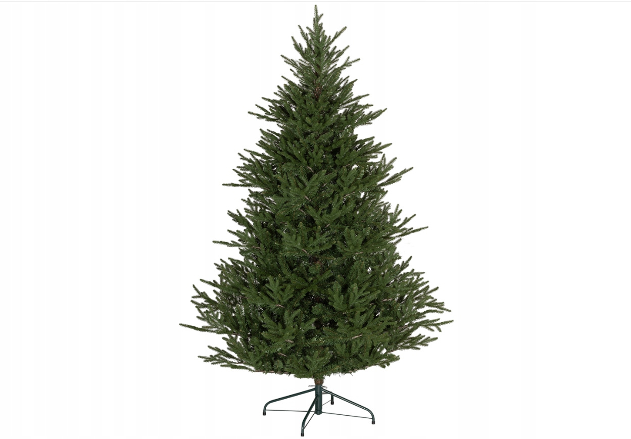 Umelý vianočný stromček, 180 cm s 2380 špičkami, kovový stojan, Homcom