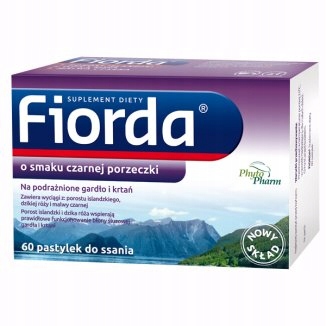 Fjorda, chuť ríbezlí, 30 pást.