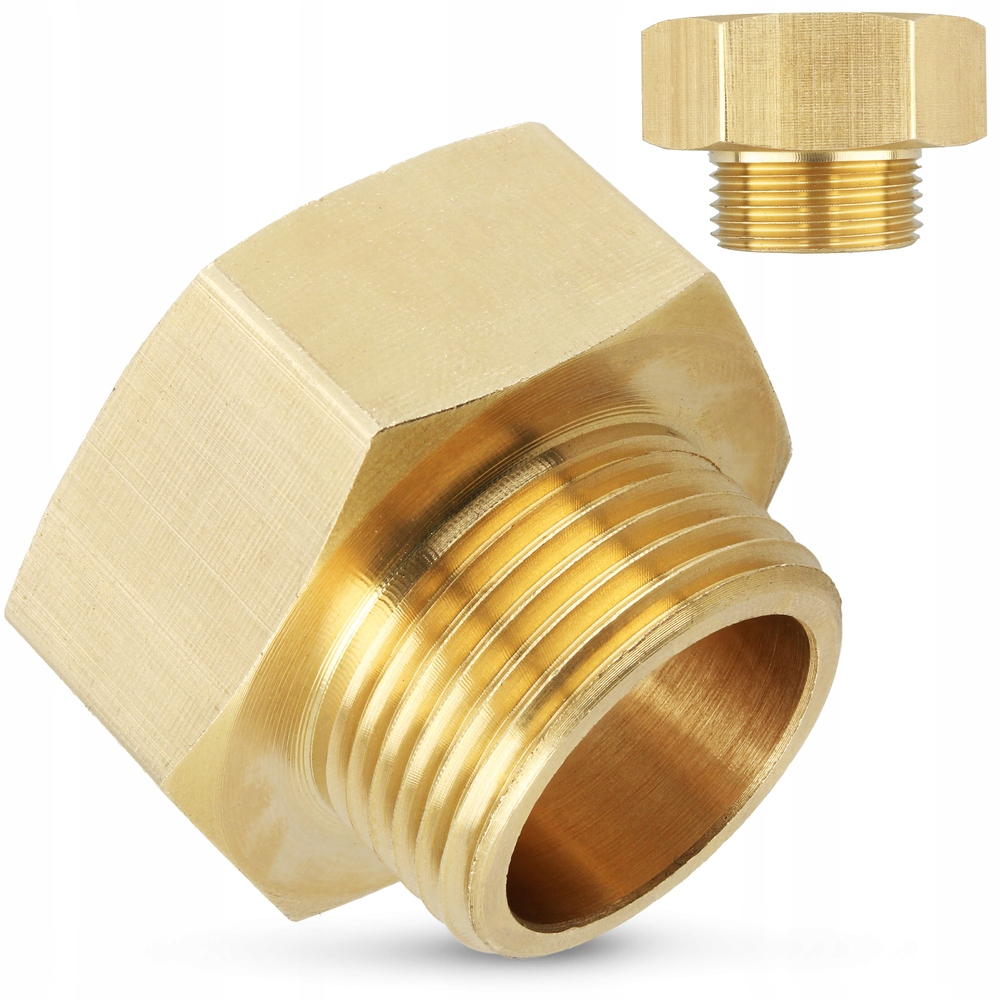 

Złączka mosiężna mufa nypel 1x3/4 Gw-gz mosiądz