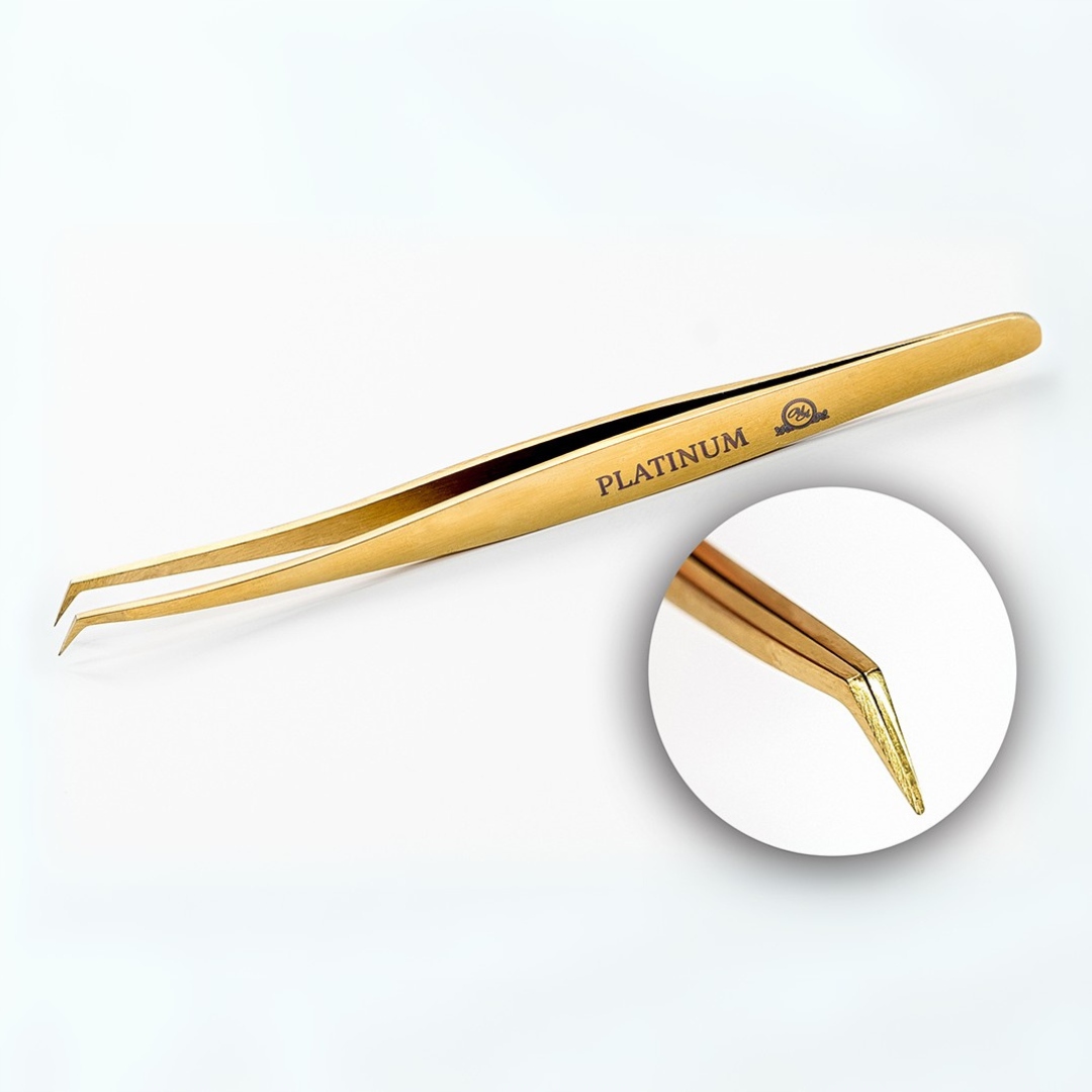 Pinzeta na prodlužování řas Vt Plasma Laser Gold Platinum