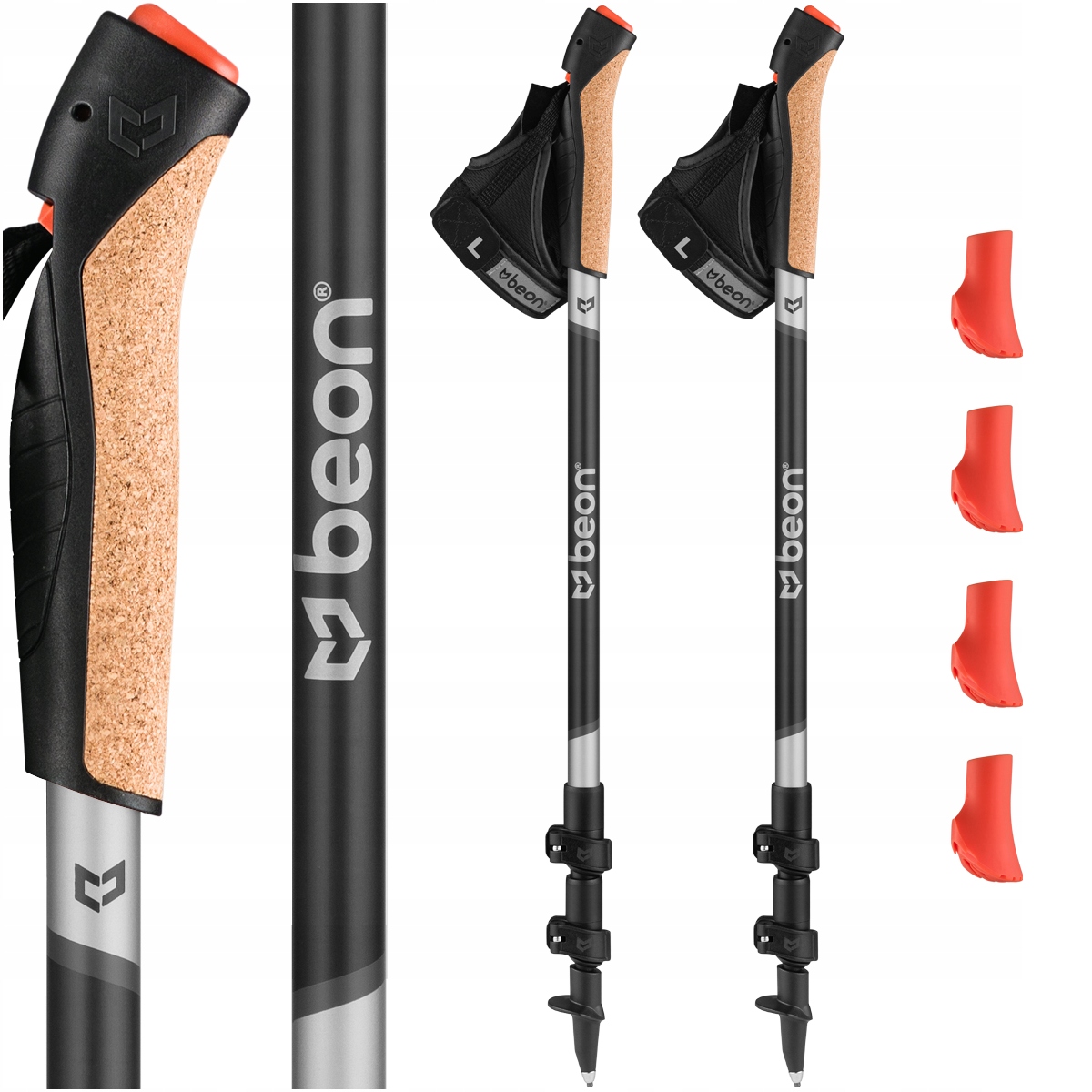 Nordic Walking Skládací Hole Pro Chůzi, Karbonové Uhlíkové Vlákno