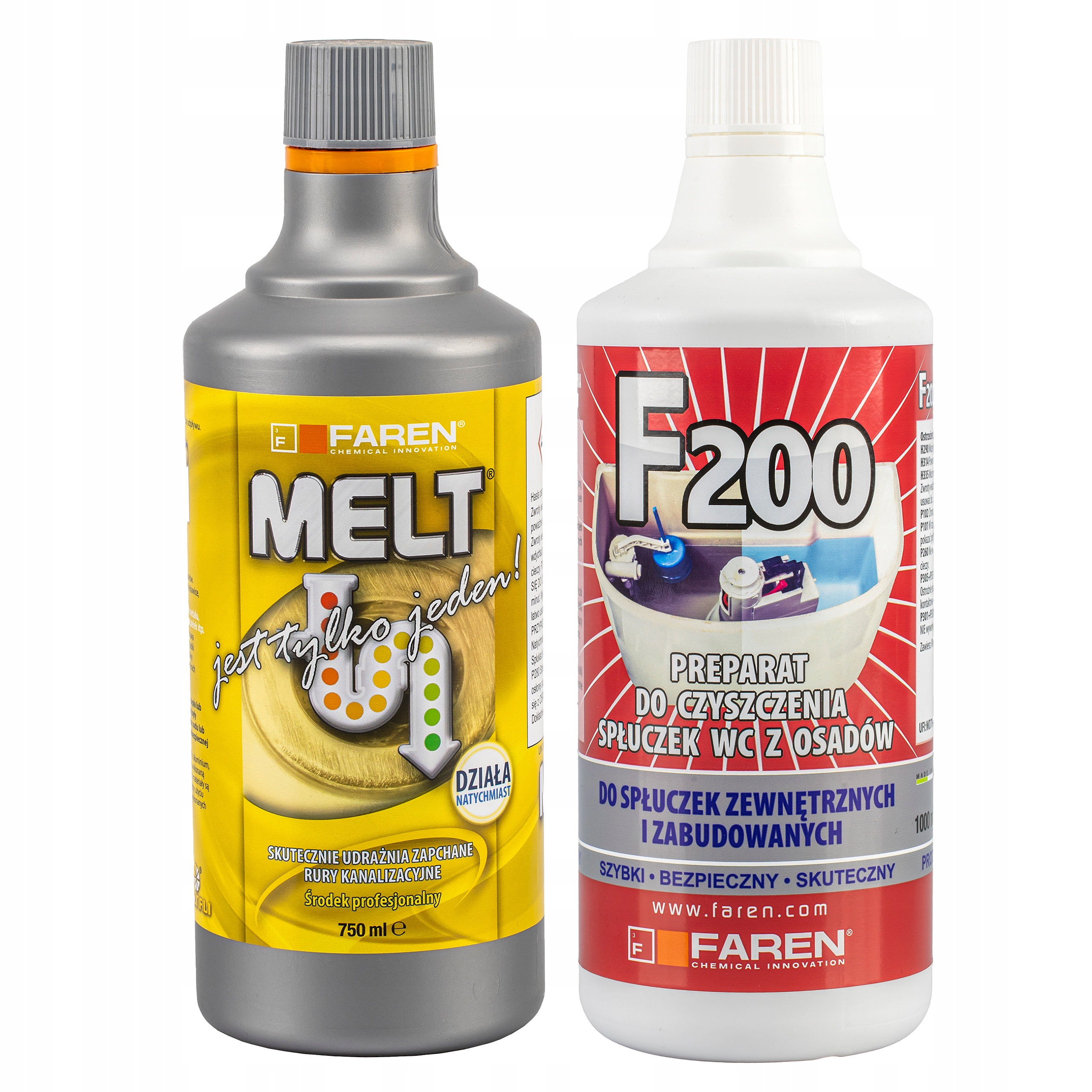 Melt Prostředek K Zprůchodnění Potrubí Sifonů Velmi SILNÝ+F200 Pro Čištění Wc