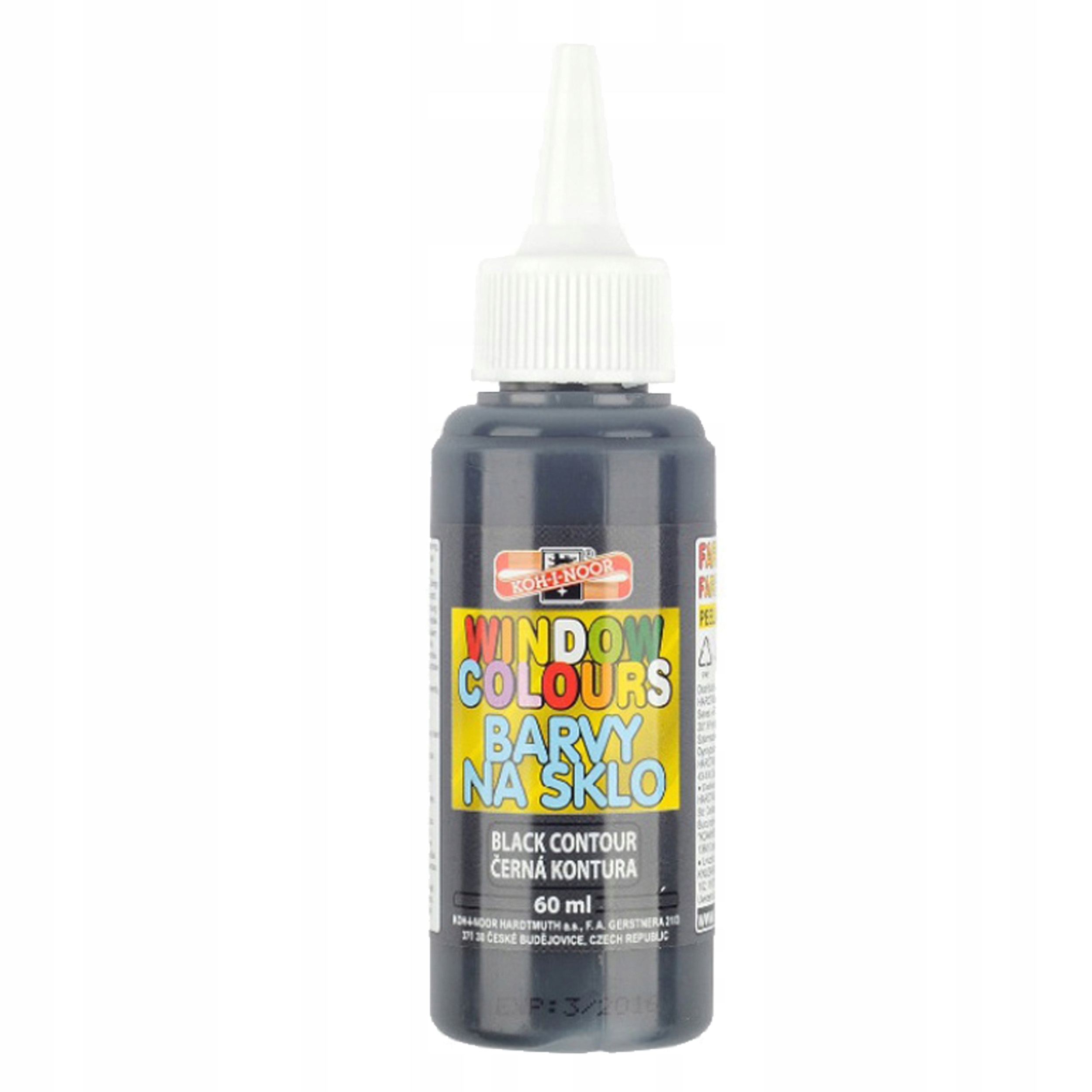 

Farba Witrażowa Do Szkła Ceramiki 60ml Czarna